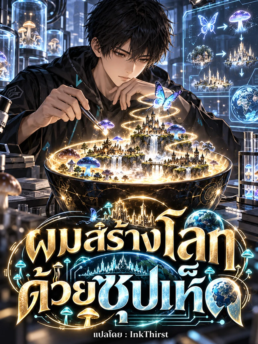 ปก ผมสร้างโลกด้วยซุปเห็ด