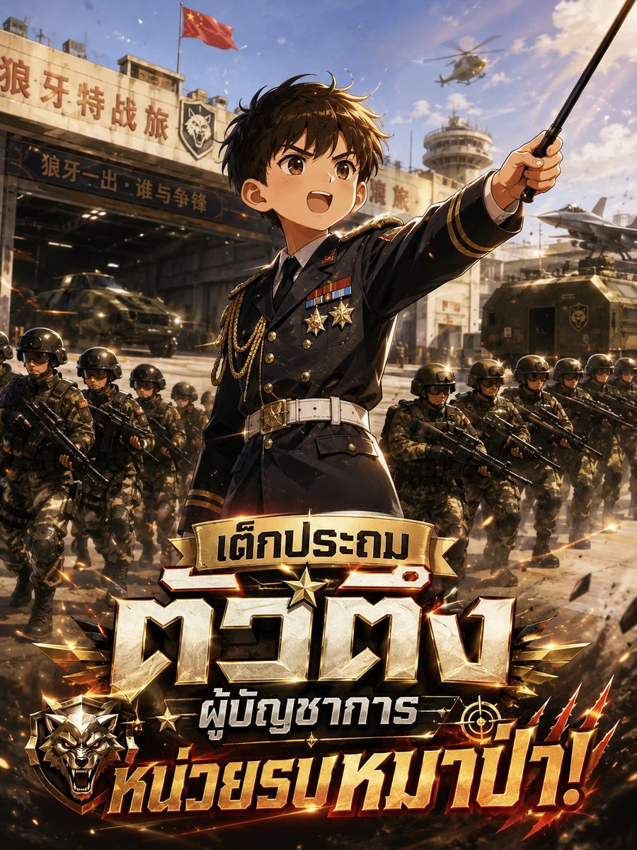 ปก (จบแล้ว) เด็กประถมตัวตึง ผู้บัญชาการหน่วยรบหมาป่า!