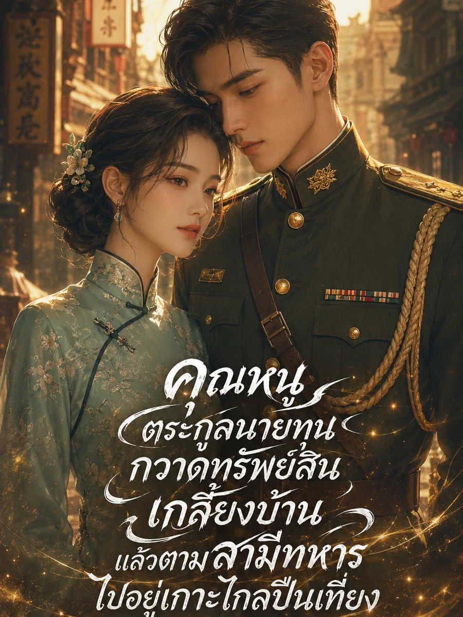 ปก (จบแล้ว) คุณหนูตระกูลนายทุนกวาดทรัพย์สินเกลี้ยงบ้าน แล้วตามสามีทหารไปอยู่เกาะไกลปืนเที่ยง