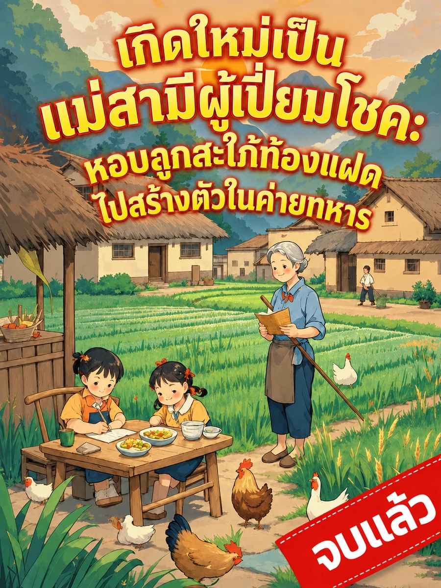 ปก [จบ]เกิดใหม่เป็นแม่สามีผู้เปี่ยมโชค หอบลูกสะใภ้ท้องแฝดไปสร้างตัวในค่ายทหาร