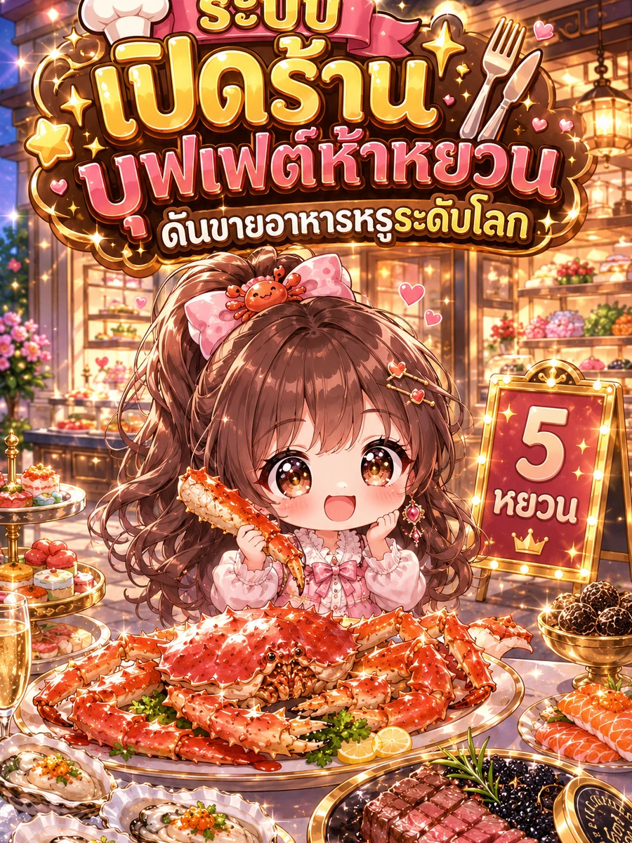 ปก ระบบเปิดร้านบุฟเฟต์ห้าหยวน ดันขายอาหารหรูระดับโลก