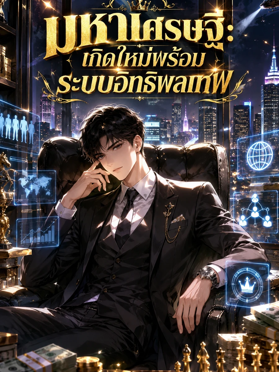 ปก มหาเศรษฐี: เกิดใหม่พร้อมระบบอิทธิพลเทพ