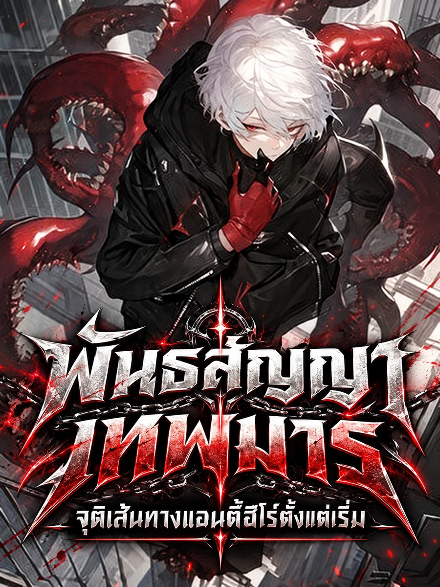 ปก พันธสัญญาเทพมาร: จุติเส้นทางแอนตี้ฮีโร่ตั้งแต่เริ่ม