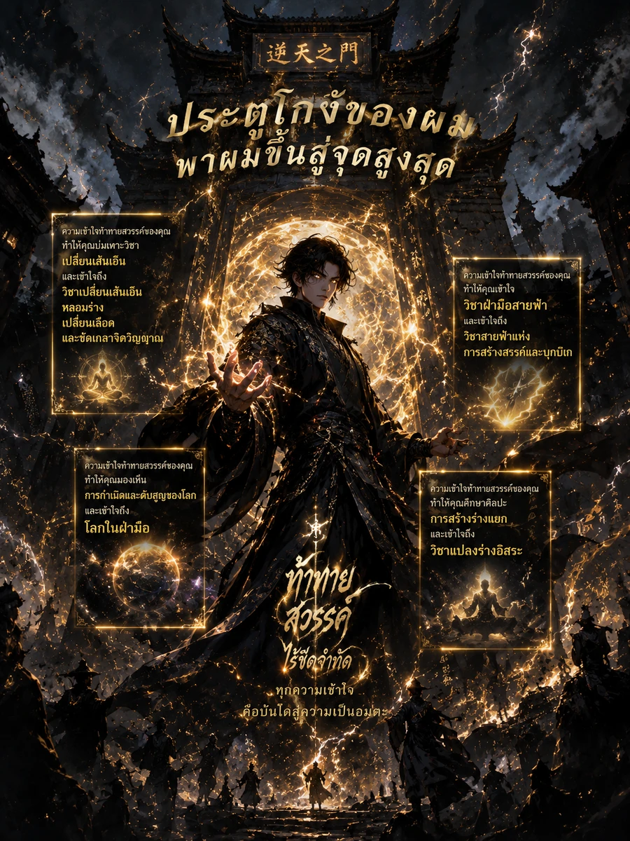 ปก (จบบริบูรณ์)ประตูโกงของผม พาผมขึ้นสู่จุดสูงสุด