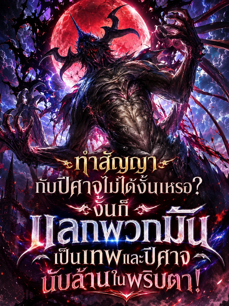 ปก ทําสัญญากับปีศาจไม่ได้งั้นเหรอ? งั้นก็แลกพวกมันเป็นเทพและปีศาจนับล้านในพริบตา!