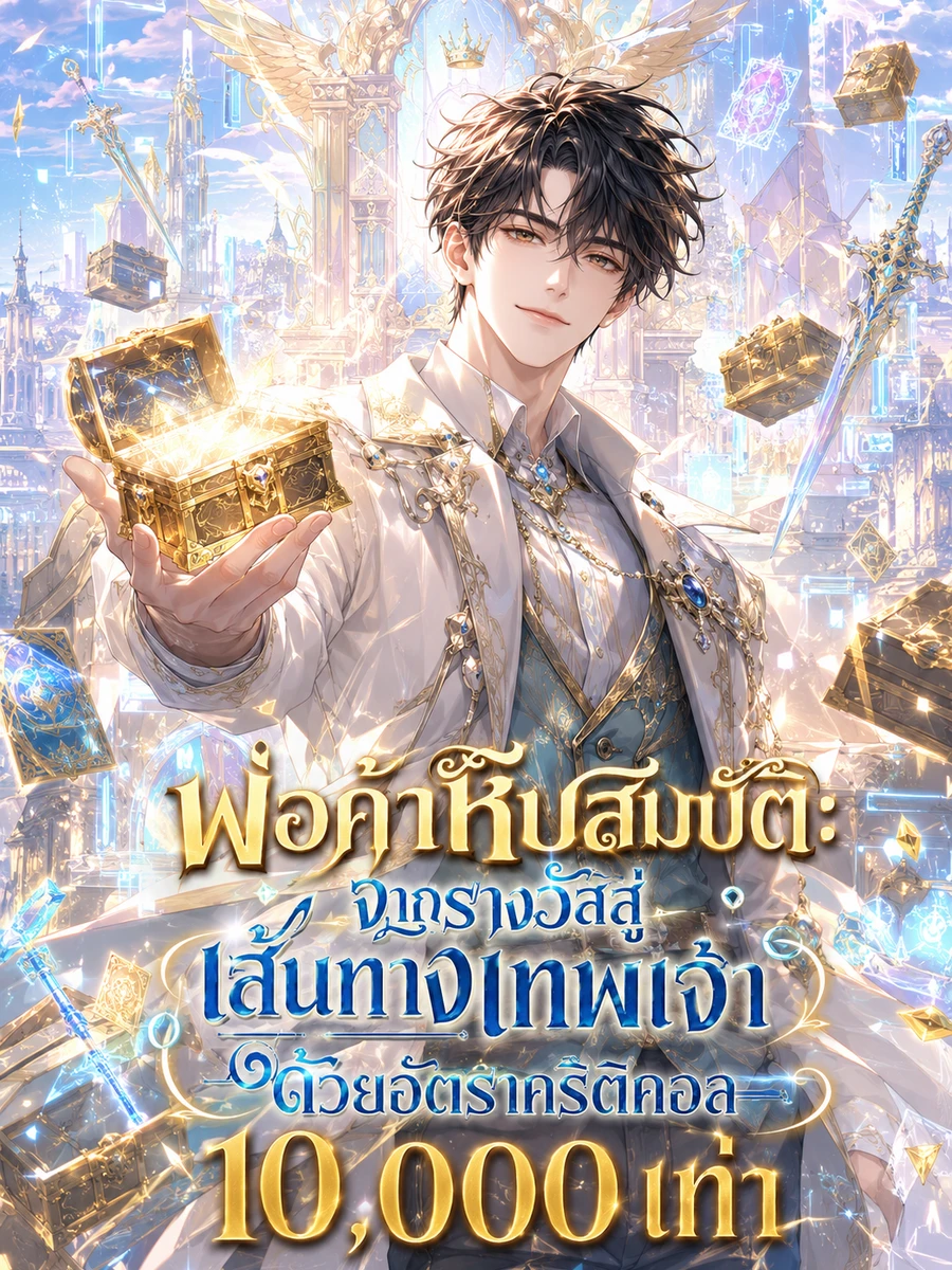 ปก พ่อค้าหีบสมบัติ: จากรางวัลสู่เส้นทางเทพเจ้า ด้วยอัตราคริติคอล 10,000 เท่า