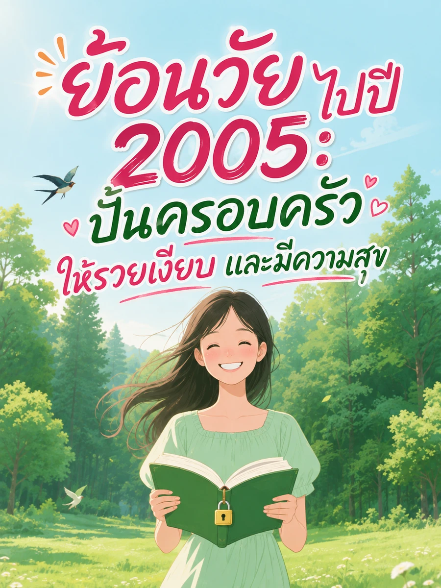 ปก ( จบแล้ว ) ย้อนวัยไปปี 2005: ปั้นครอบครัวให้รวยเงียบและมีความสุข