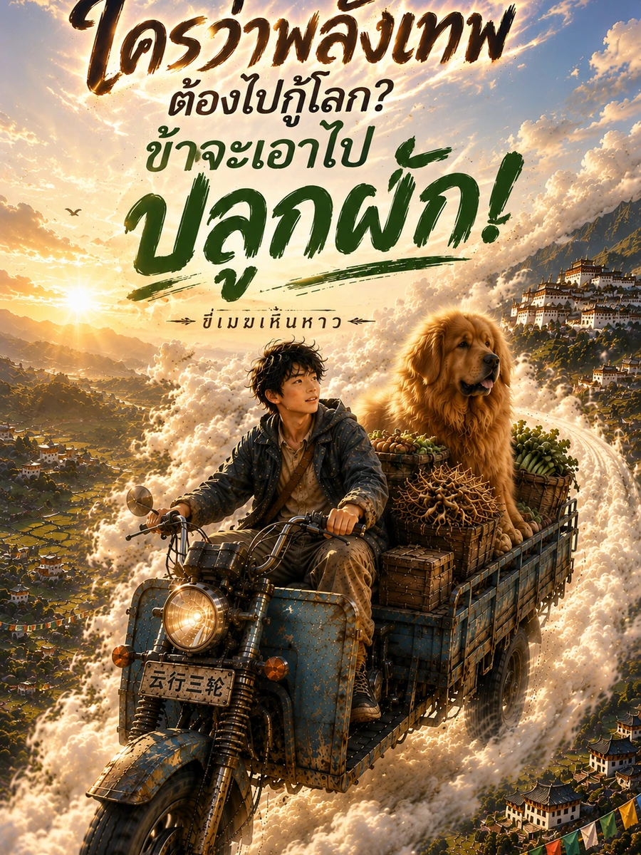 ปก ใครว่าพลังเทพต้องไปกู้โลก? ข้าจะเอาไปปลูกผัก!