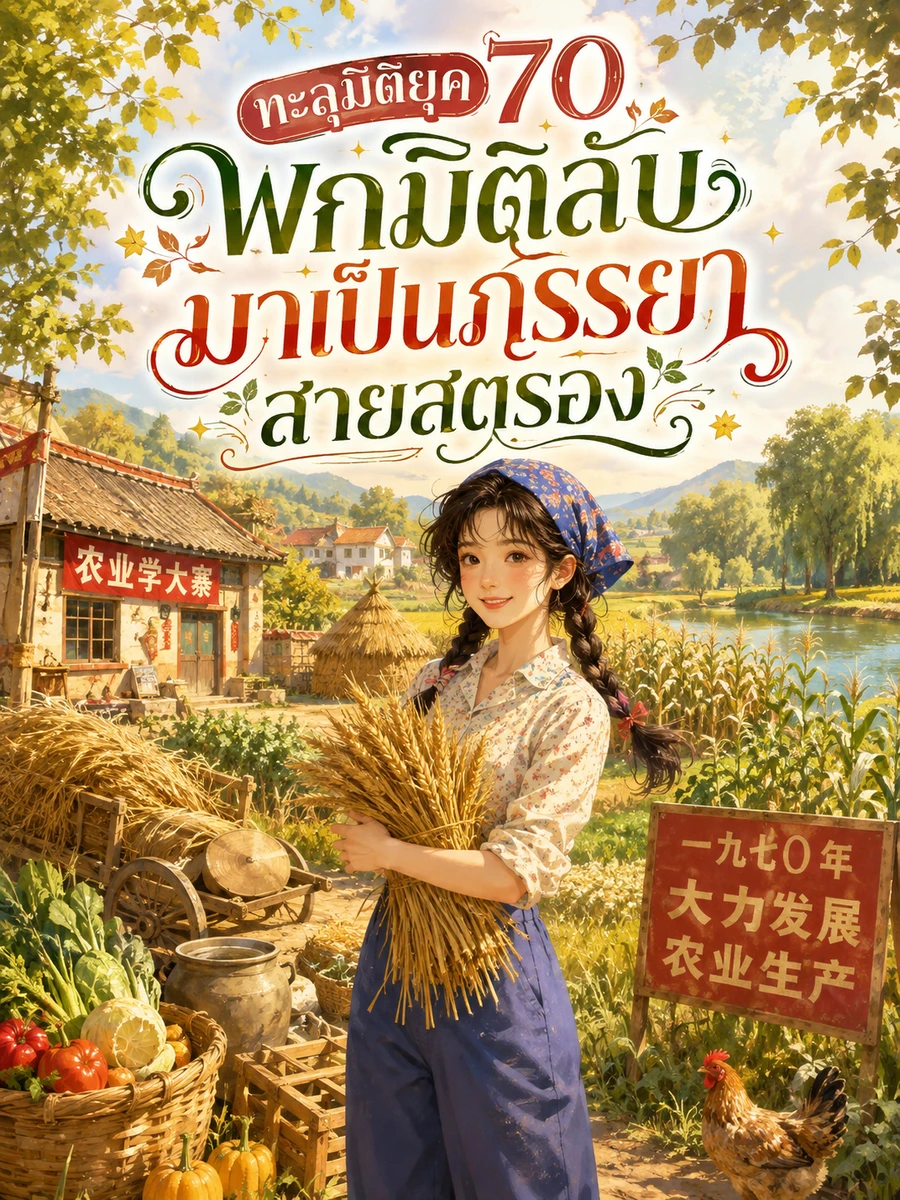 ปก (จบแล้ว) ทะลุมิติยุค 70 พกมิติลับมาเป็นภรรยาสายสตรอง