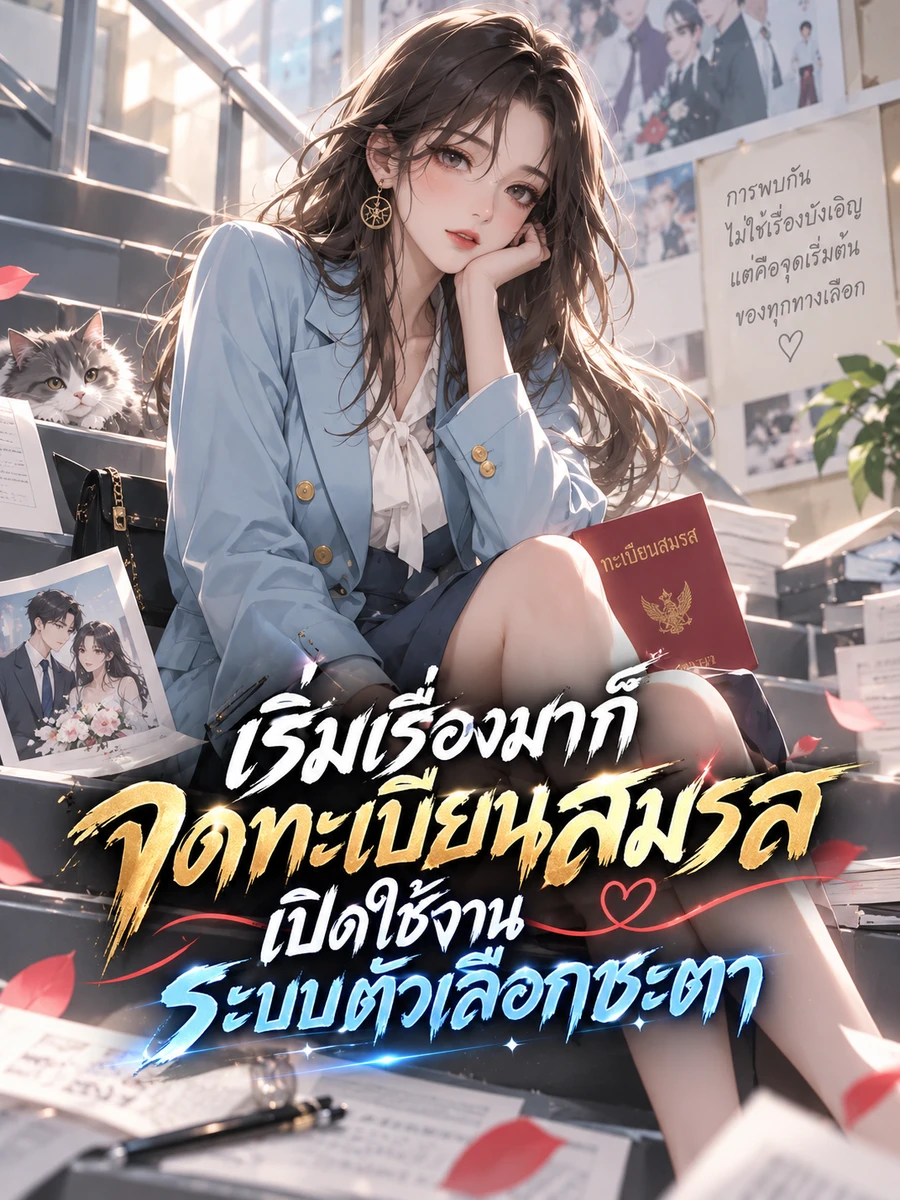 ปก เริ่มเรื่องมาก็จดทะเบียนสมรส เปิดใช้งานระบบตัวเลือกชะตา