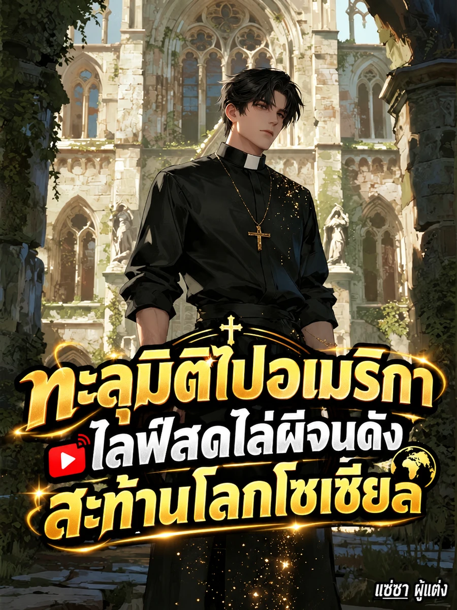 ปก ทะลุมิติไปอเมริกา ไลฟ์สดไล่ผีจนดังสะท้านโลกโซเชียล