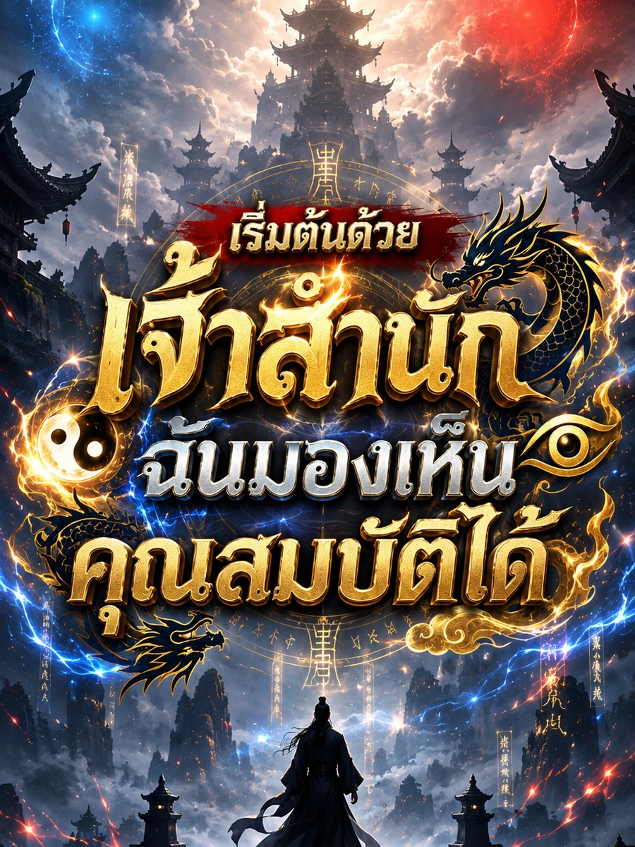 ปก เริ่มต้นด้วยเจ้าสํานัก ฉันมองเห็นคุณสมบัติได้