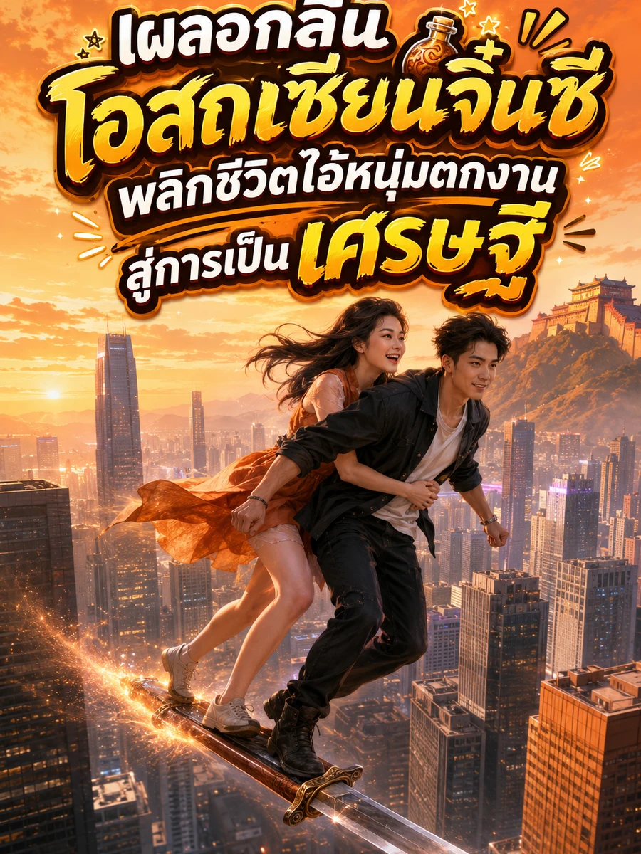 ปก เผลอกลืนโอสถเซียนจิ๋นซี พลิกชีวิตไอ้หนุ่มตกงานสู่การเป็นเศรษฐี