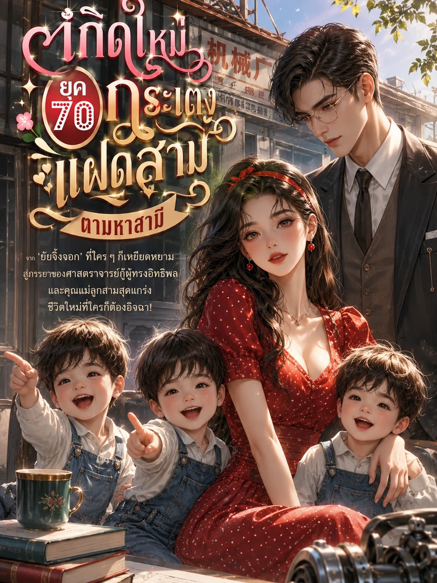 ปก เกิดใหม่ยุค70:กระเตงแฝดสามตามหาสามี