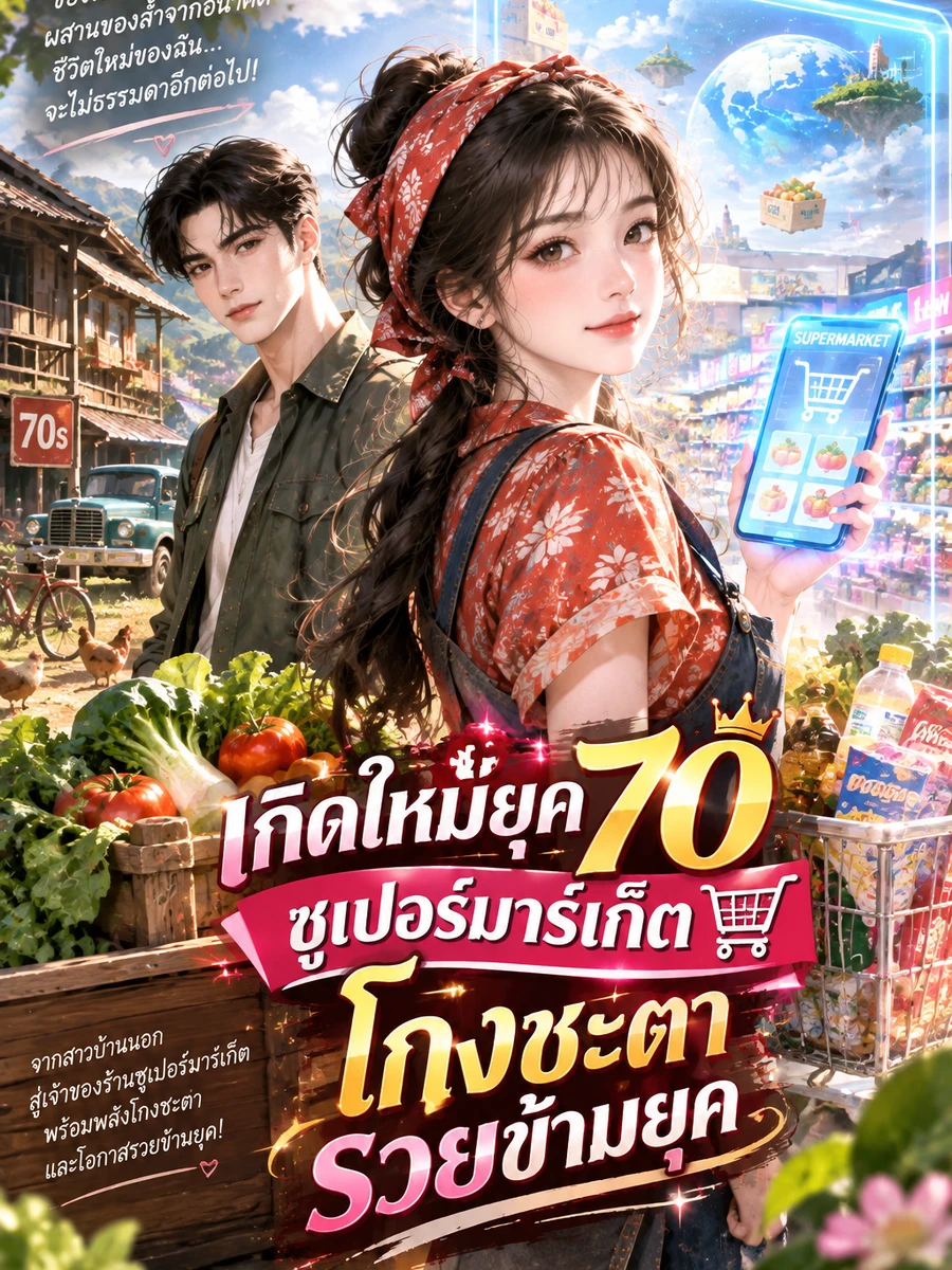 ปก เกิดใหม่ยุค 70 ซูเปอร์มาร์เก็ตโกงชะตา รวยข้ามยุค