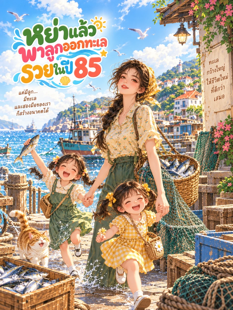 ปก [จบแล้ว]หย่าแล้วพาลูกออกทะเลรวยในปี 85