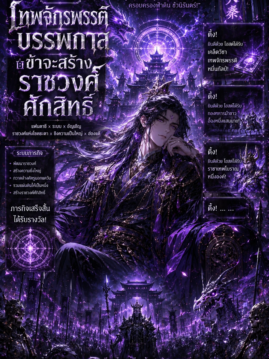 ปก ระบบ เทพจักรพรรดิบรรพกาล ข้าจะสร้างราชวงศ์ศักสิทธิ์