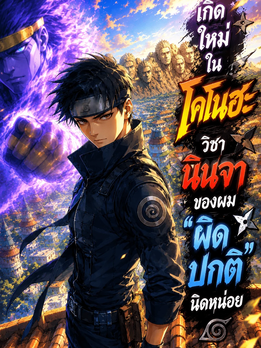 ปก เกิดใหม่ในโคโนฮะ วิชานินจาของผม 'ผิดปกติ' นิดหน่อย