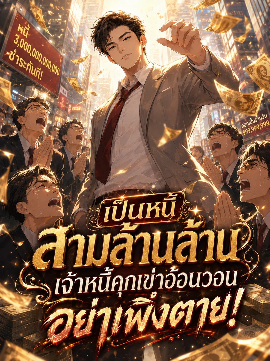 ปก (จบแล้ว) เป็นหนี้สามล้านล้าน เจ้าหนี้คุกเข่าอ้อนวอนอย่าเพิ่งตาย!
