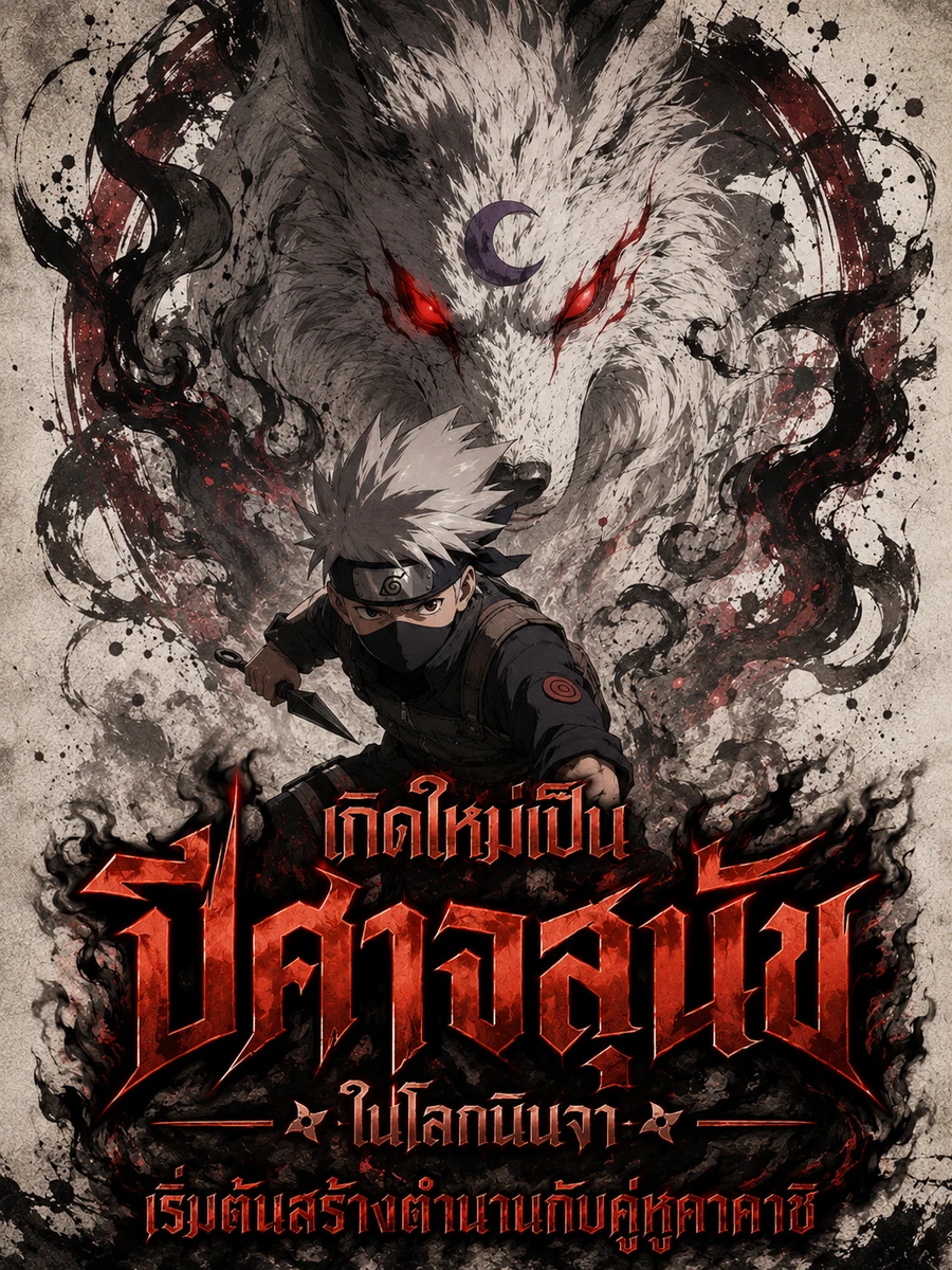 ปก เกิดใหม่เป็นปีศาจสุนัขในโลกนินจา: เริ่มต้นสร้างตํานานกับคู่หูคาคาชิ