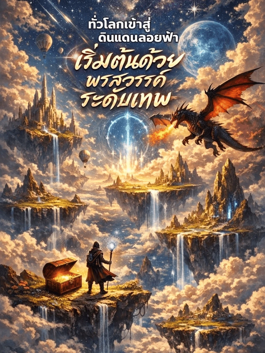 ปก ทั่วโลกเข้าสู่ดินแดนลอยฟ้า: เริ่มต้นด้วยพรสวรรค์ระดับเทพ [อ่านฟรี 500 ตอน]