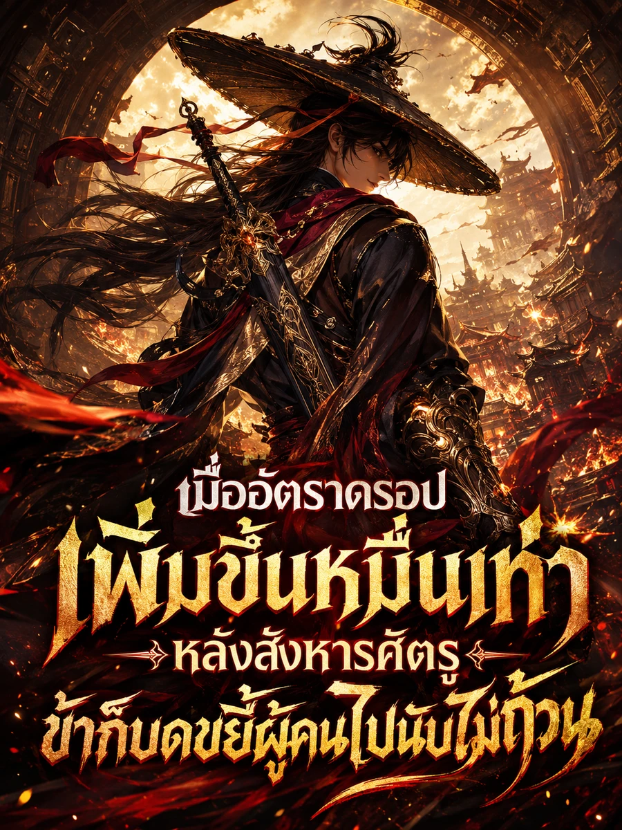 ปก เมื่ออัตราดรอปเพิ่มขึ้นหมื่นเท่าหลังสังหารศัตรู ข้าก็บดขยี้ผู้คนไปนับไม่ถ้วน