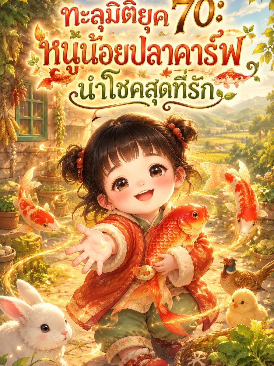 ปก ทะลุมิติยุค 70: หนูน้อยปลาคาร์ฟนําโชคสุดที่รัก