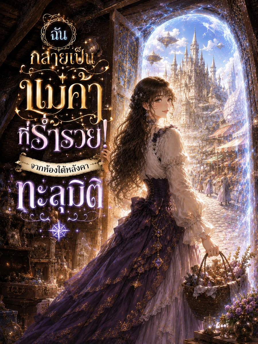 ปก ฉันกลายเป็นแม่ค้าที่ร่ํารวย! จากห้องใต้หลังคาทะลุมิติ