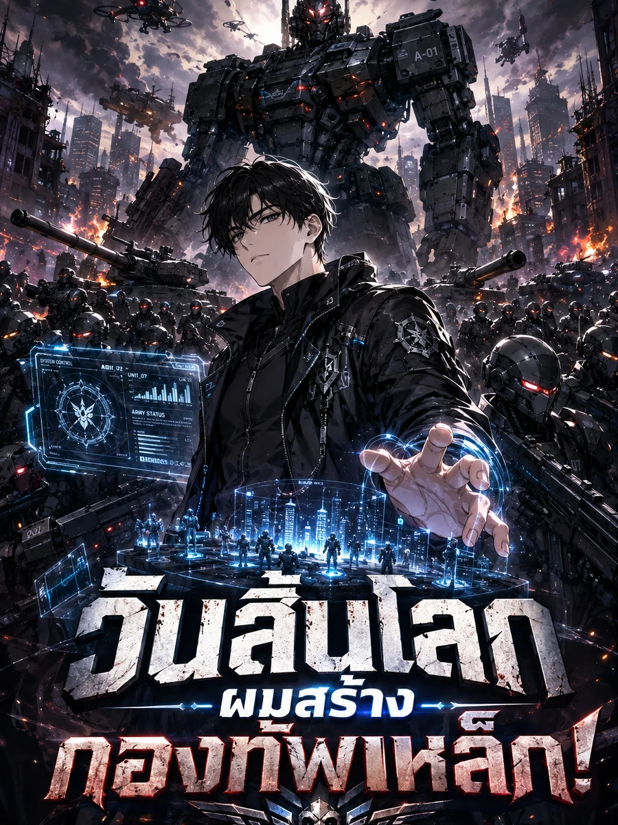 ปก วันสิ้นโลก ผมสร้างกองทัพเหล็ก!