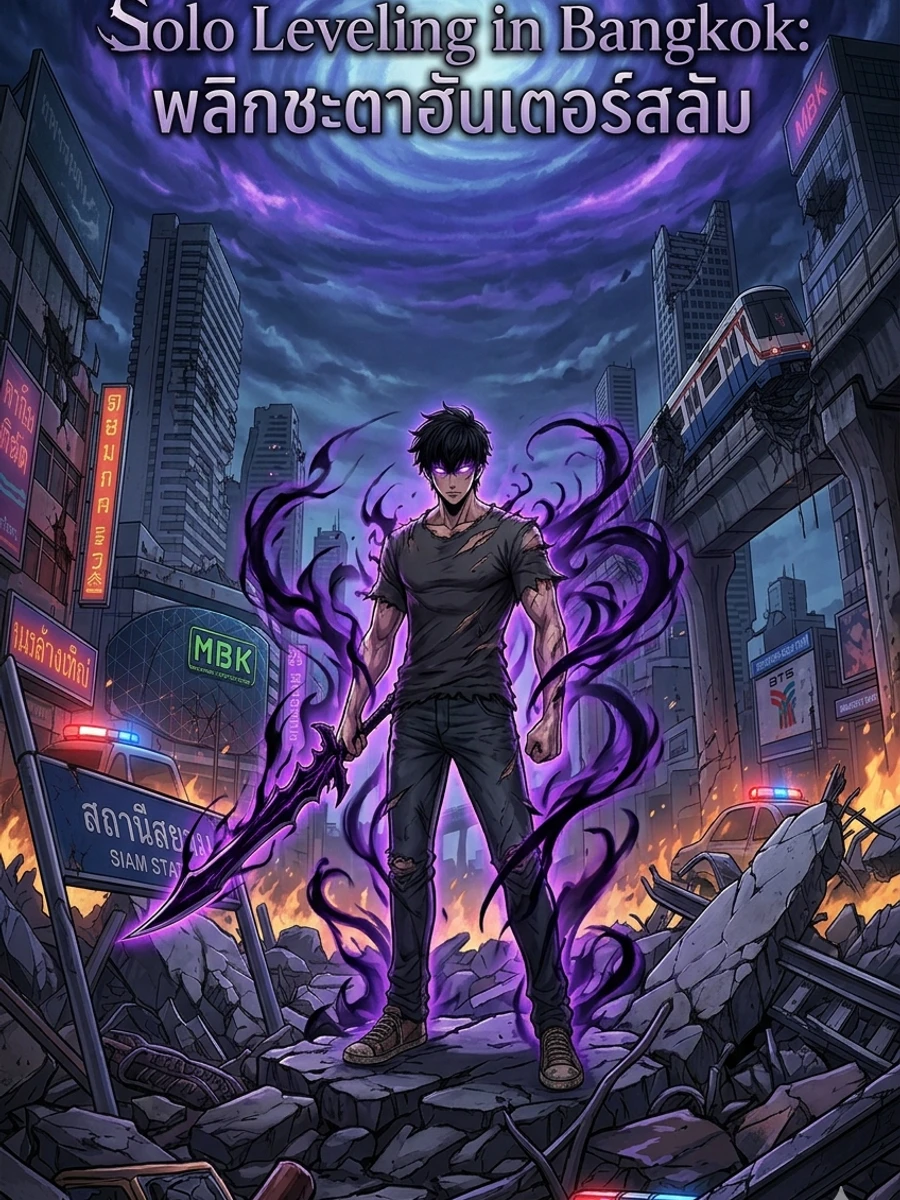 ปก Solo Leveling in Bangkok: พลิกชะตาฮันเตอร์สลัม