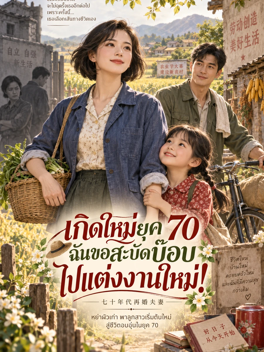 ปก [จบแล้ว] เกิดใหม่ยุค 70 ฉันขอสะบัดบ๊อบไปแต่งงานใหม่!