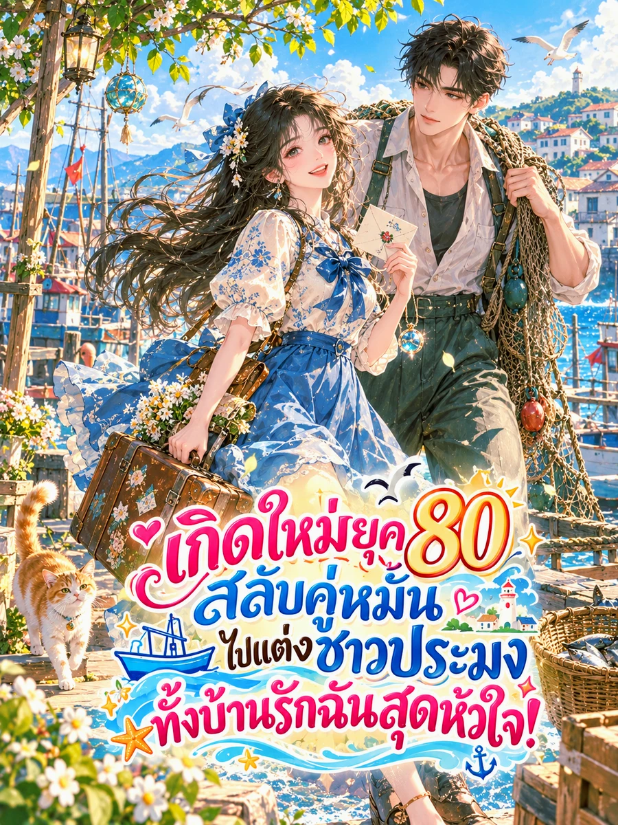 ปก เกิดใหม่ยุค 80 สลับคู่หมั้นไปแต่งชาวประมง ทั้งบ้านรักฉันสุดหัวใจ!"