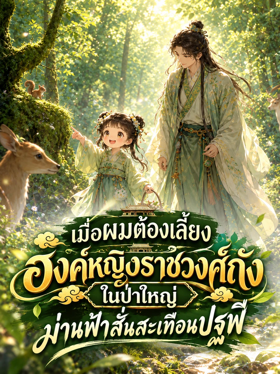 ปก เมื่อผมต้องเลี้ยงองค์หญิงราชวงศ์ถังในป่าใหญ่ ม่านฟ้าสั่นสะเทือนปฐพี