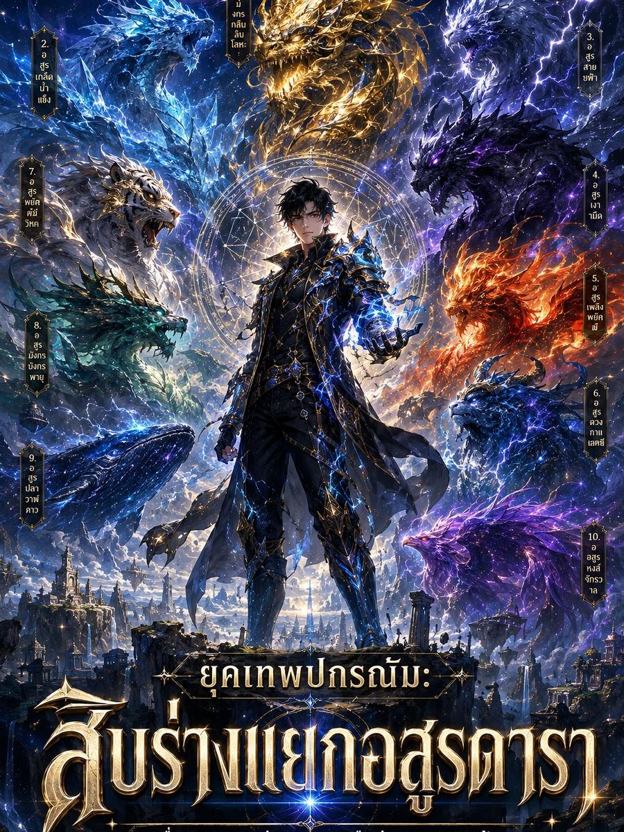 ปก ยุคเทพปกรณัม: สิบร่างแยกอสูรดารา