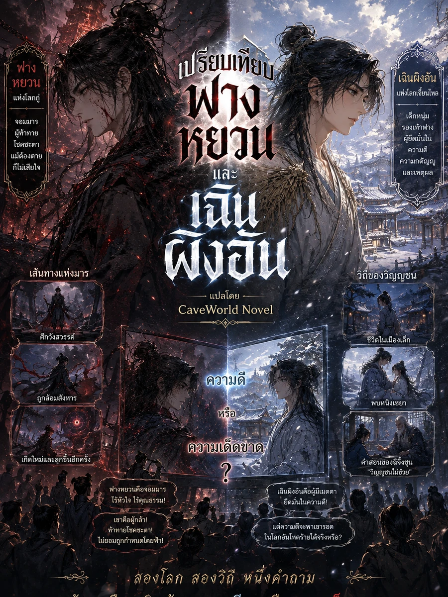 ปก เปรียบเทียบฟางหยวนและเฉินผิงอัน