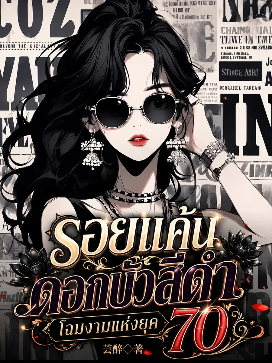 ปก รอยแค้นดอกบัวสีดํา โฉมงามแห่งยุค 70