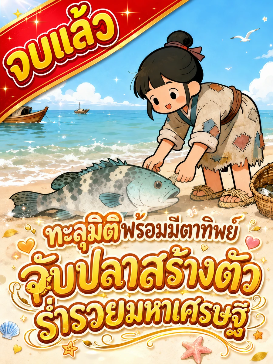 ปก [จบแล้ว]ทะลุมิติพร้อมมีตาทิพย์ จับปลาสร้างตัว ร่ํารวยมหาเศรษฐี