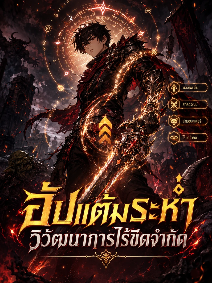 ปก อัปแต้มระห่ํา วิวัฒนาการไร้ขีดจํากัด