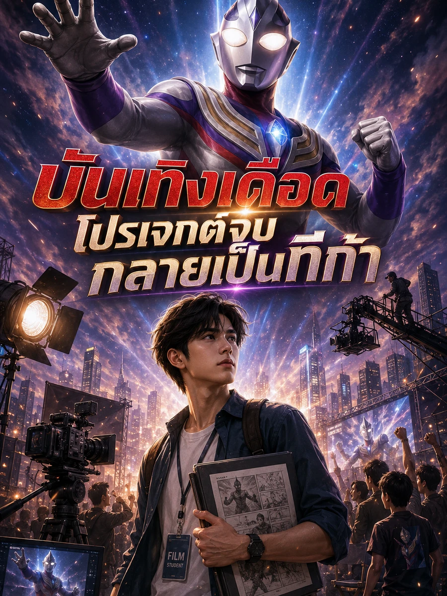 ปก บันเทิงเดือด โปรเจกต์จบกลายเป็นทีก้า