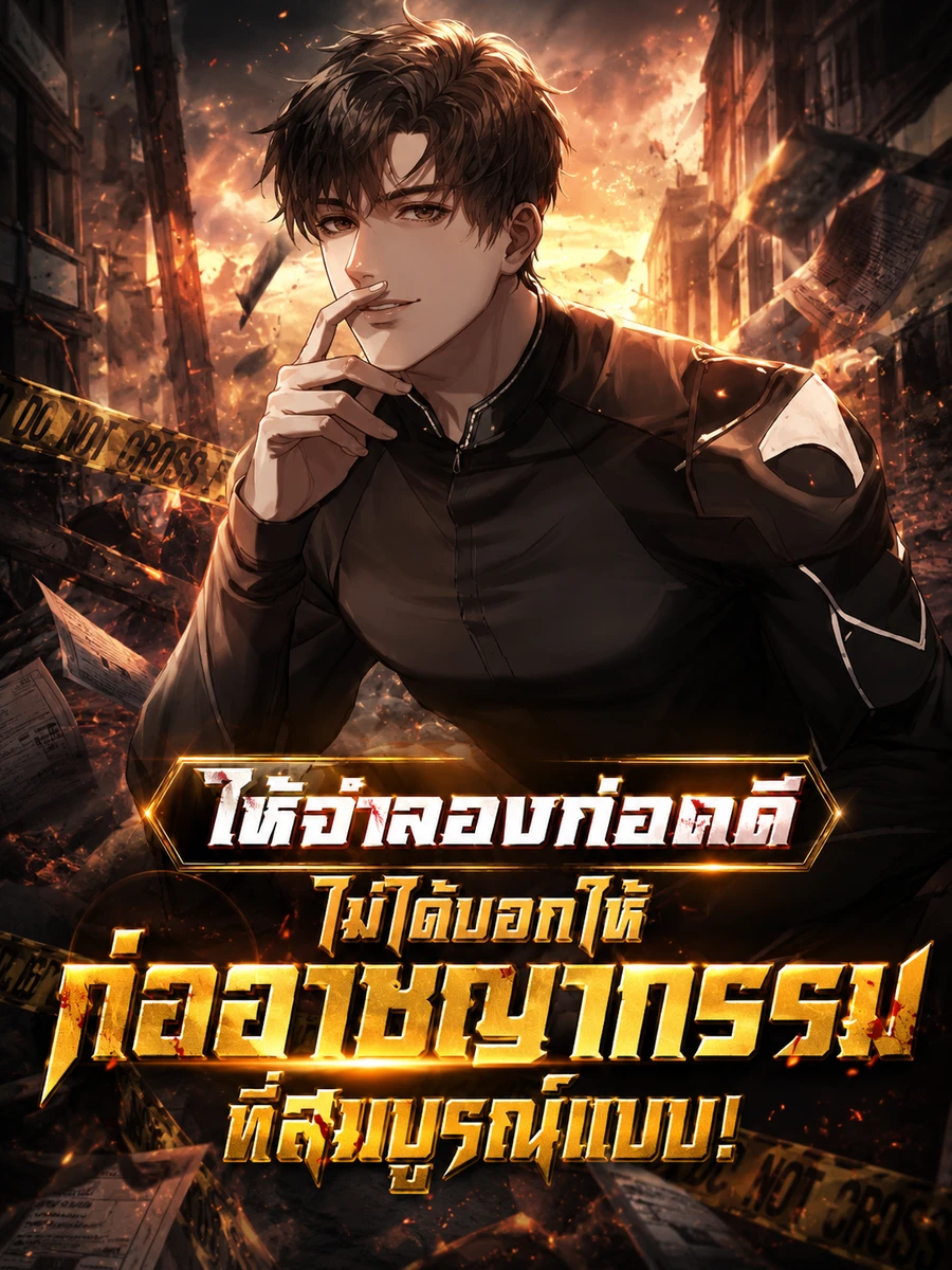 ปก (จบแล้ว) ให้จําลองก่อคดี ไม่ได้บอกให้ก่ออาชญากรรมที่สมบูรณ์แบบ!