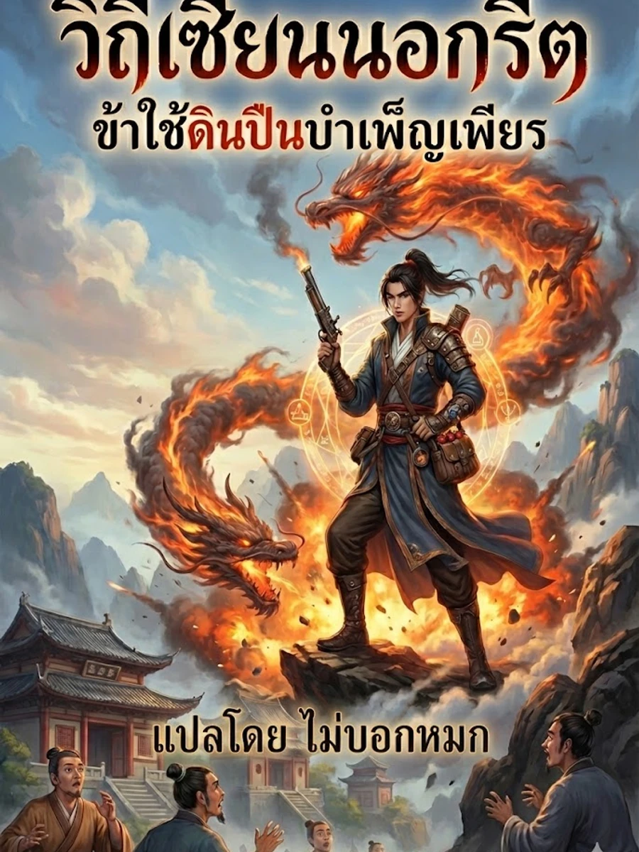 ปก วิถีเซียนนอกรีต ข้าใช้ดินปืนบําเพ็ญเพียร