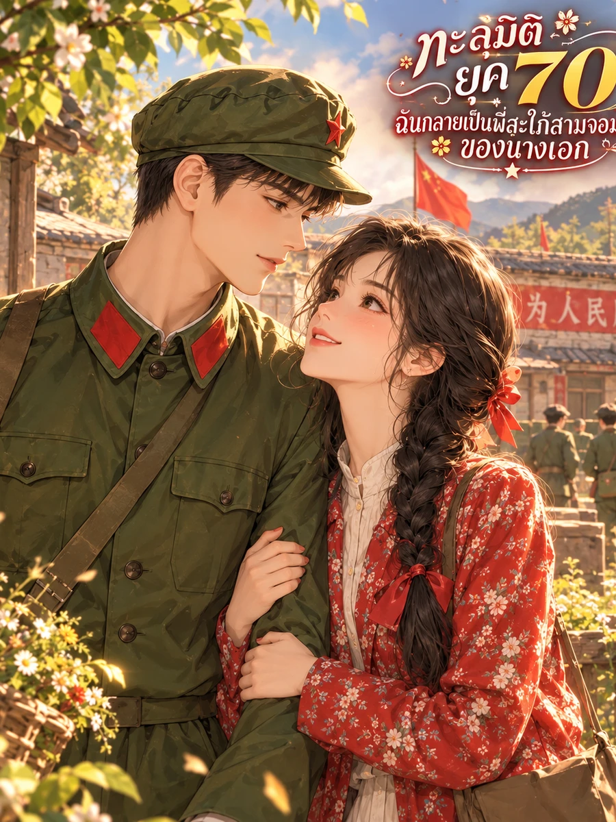 ปก ทะลุมิติยุค 70 ฉันกลายเป็นพี่สะใภ้สามตัวร้ายของนางเอก