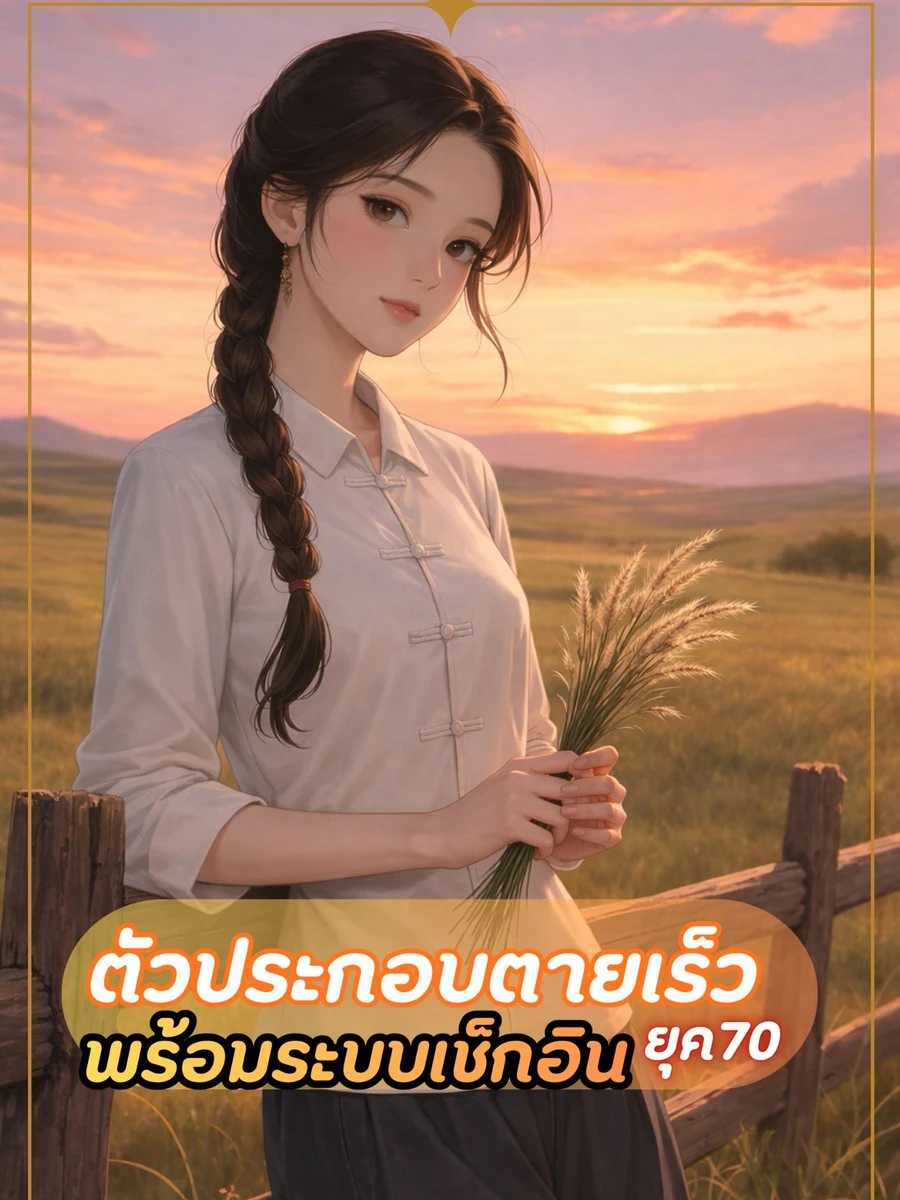 ปก ตัวประกอบตายเร็ว ยุค 70 พร้อมระบบเช็กอิน