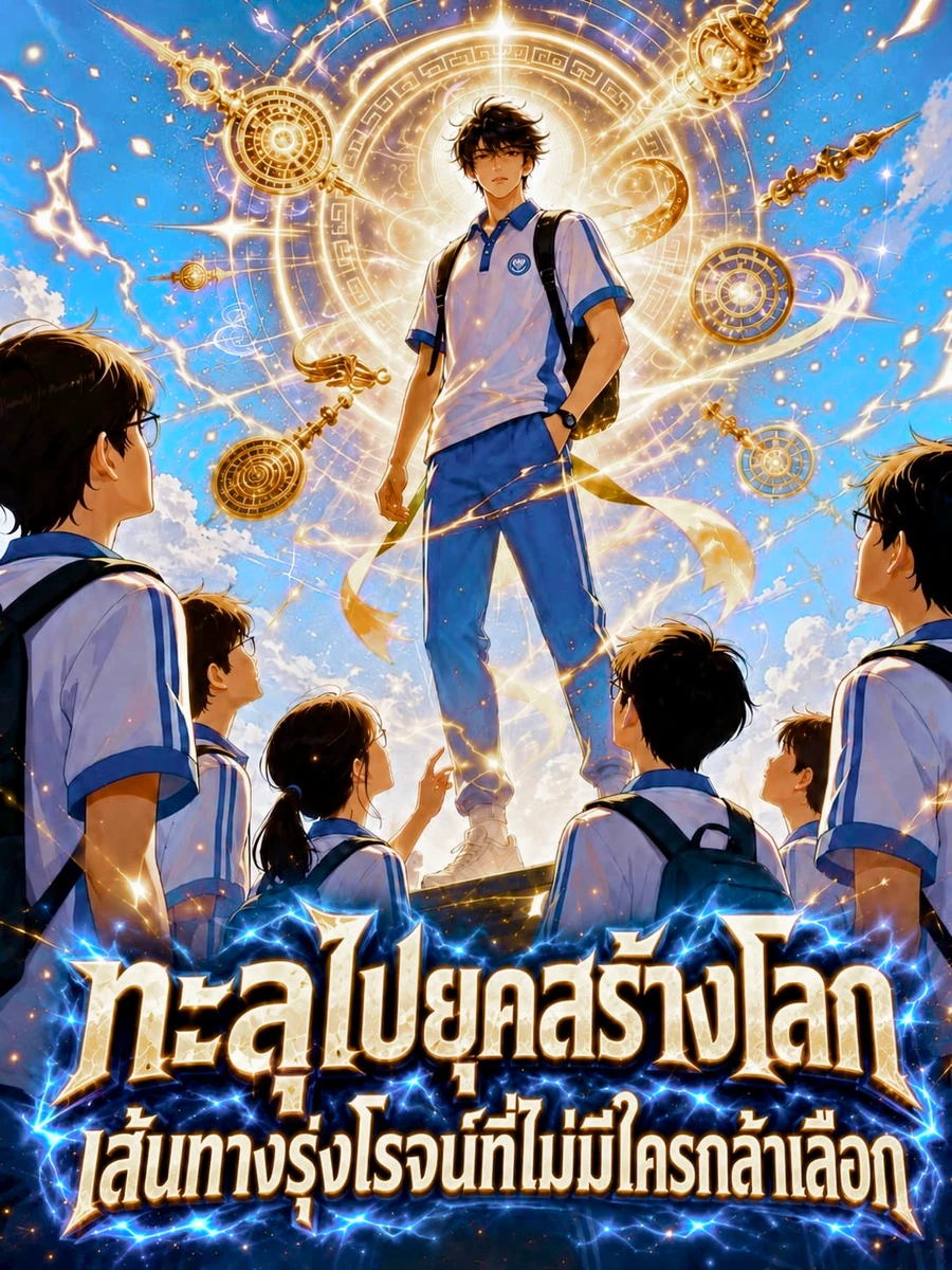 ปก ทะลุไปยุคสร้างโลก เส้นทางรุ่งโรจน์ที่ไม่มีใครกล้าเลือก