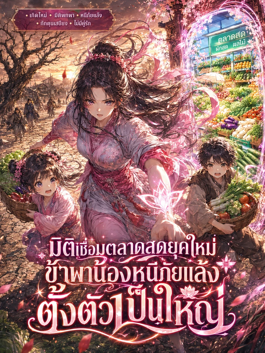 ปก [จบแล้ว] มิติเชื่อมตลาดสดยุคใหม่ ข้าพาน้องหนีภัยแล้งตั้งตัวเป็นใหญ่