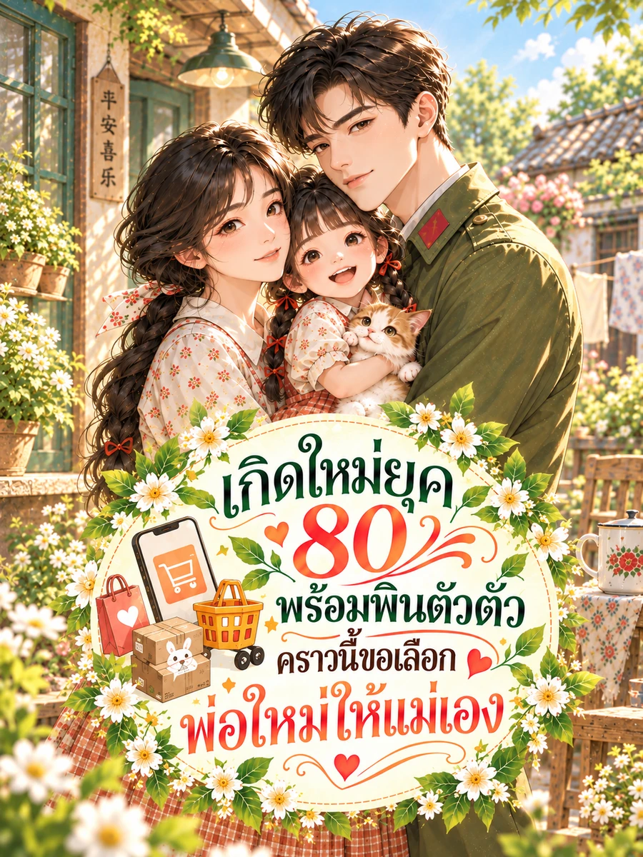 ปก [จบแล้ว] เกิดใหม่ยุค 80 พร้อมพินตัวตัว คราวนี้ขอเลือกพ่อใหม่ให้แม่เอง