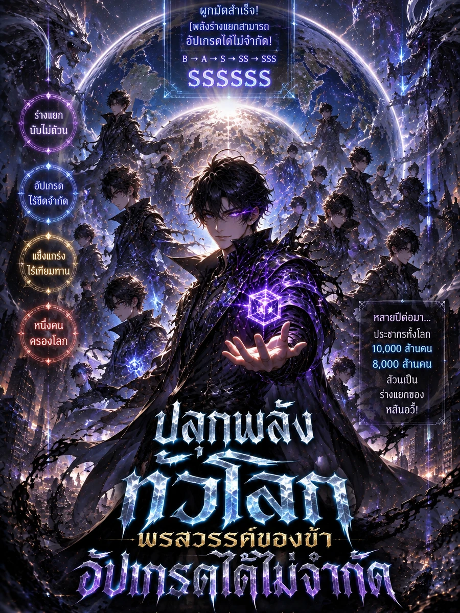 ปก ปลุกพลังทั่วโลก พรสวรรค์ของข้าอัปเกรดได้ไม่จํากัด