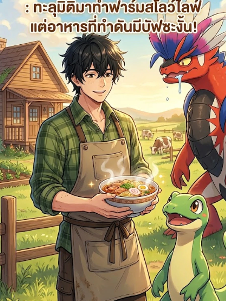 ปก Pokemon Farm Story : ทะลุมิติมาทําฟาร์มสโลว์ไลฟ์ แต่อาหารที่ทําดันมีบัฟซะงั้น!