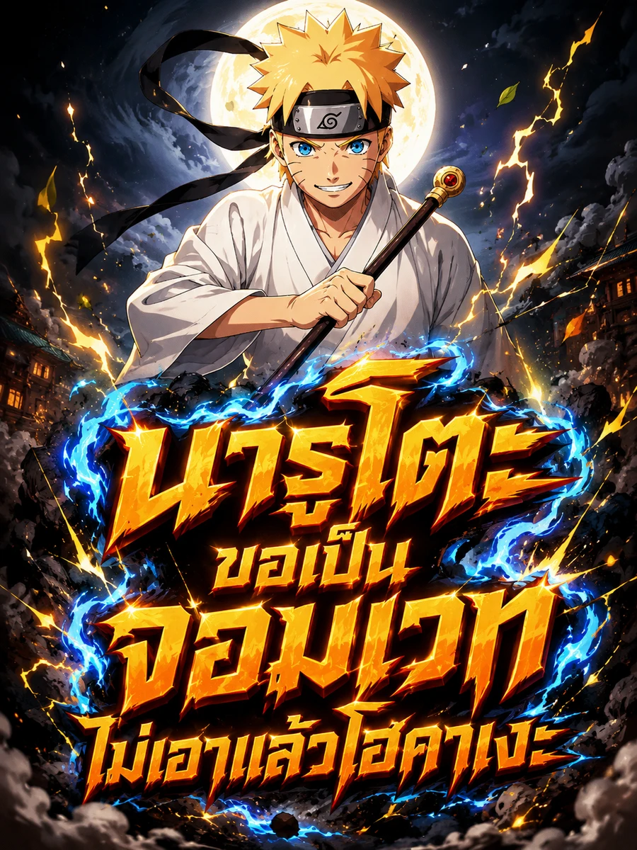 ปก นารูโตะขอเป็นจอมเวท ไม่เอาแล้วโฮคาเงะ