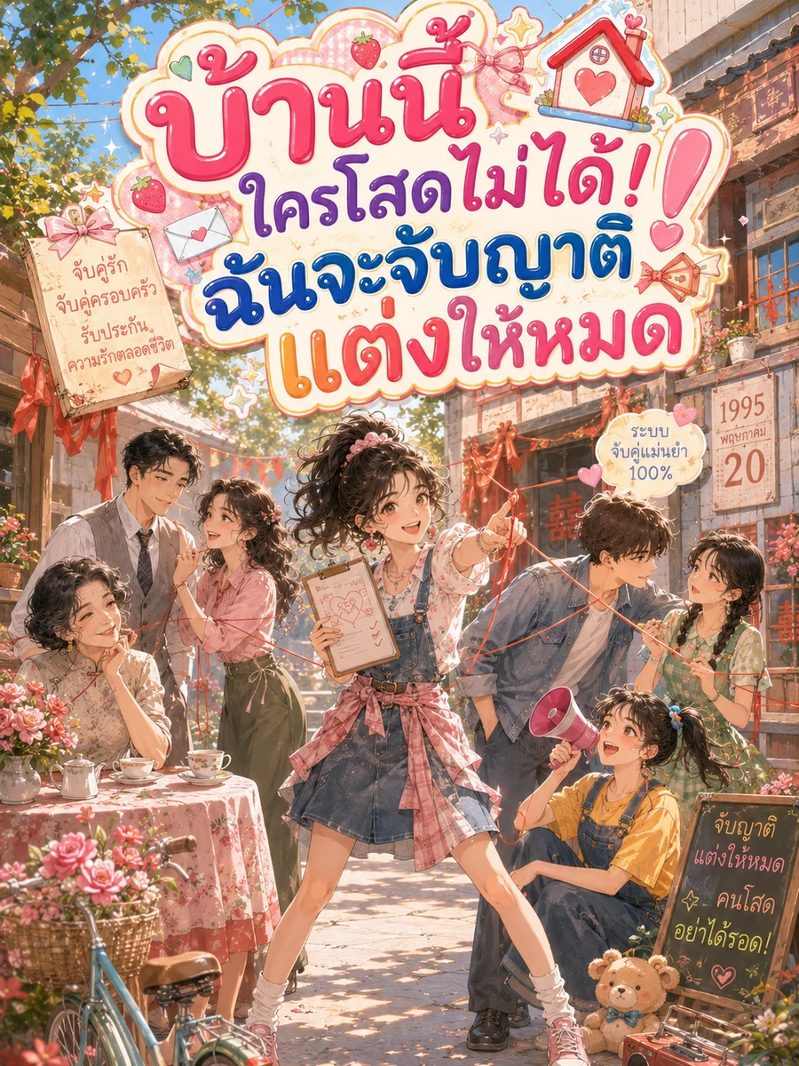 ปก [จบแล้ว ฟรี50ตอน]บ้านนี้ใครโสดไม่ได้! ฉันจะจับญาติแต่งให้หมด